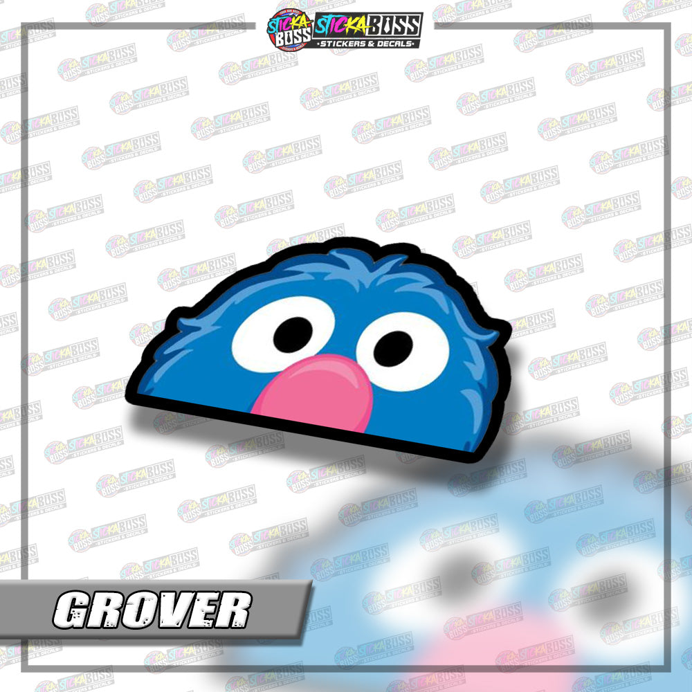 SESAME STREET |PEEKER STICKER【VINYL PRINTED】( LAMINATED / WATERPROOF )