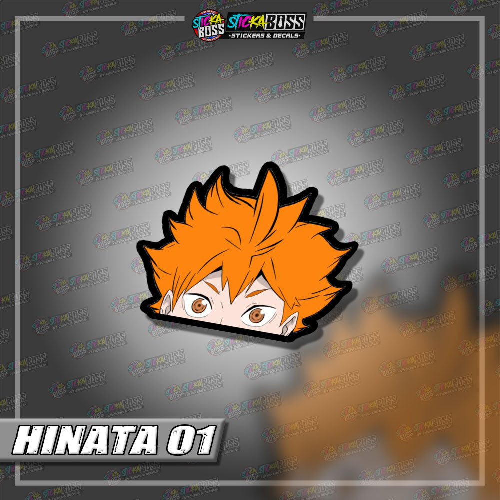 HAIKYUU | ANIME PEEKER STICKER【VINYL PRINTED】( LAMINATED / WATERPROOF )