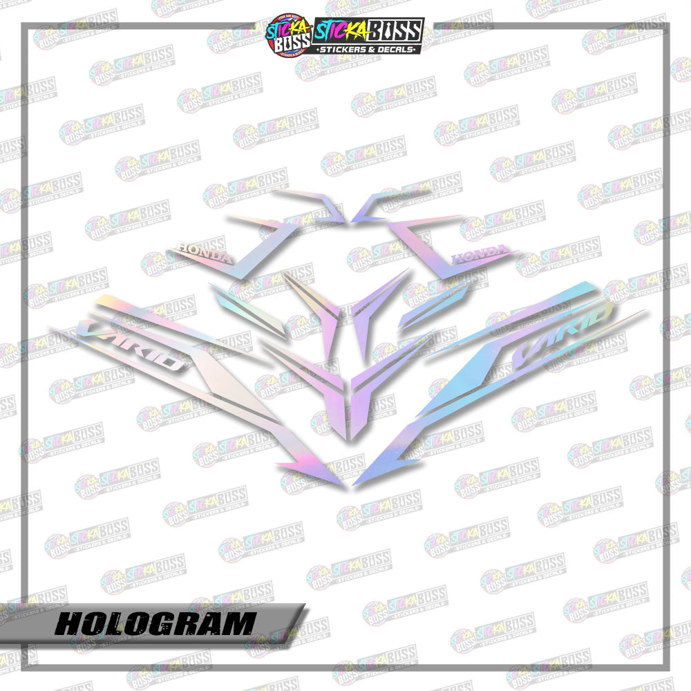 CLICK V3 CUT-OUT DECALS ( 001 VARIO SHARP STRIPPING )【Stickaboss】