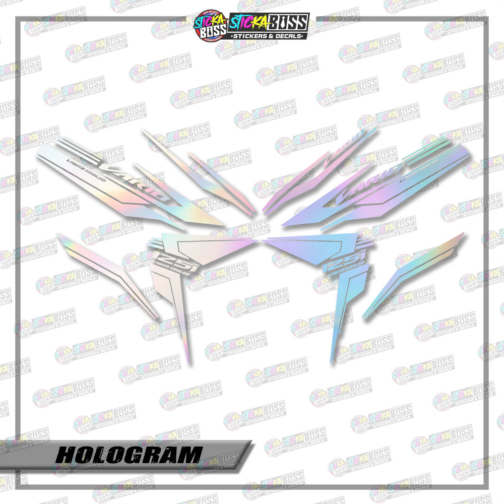 CLICK V3 CUT-OUT DECALS ( 001 MINIMALIST SHARP )【Stickaboss】