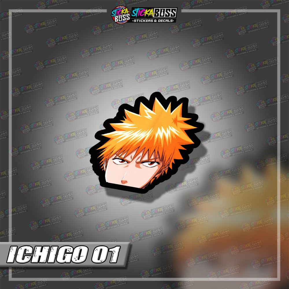 BLEACH | ANIME PEEKER STICKER【VINYL PRINTED】( LAMINATED / WATERPROOF )