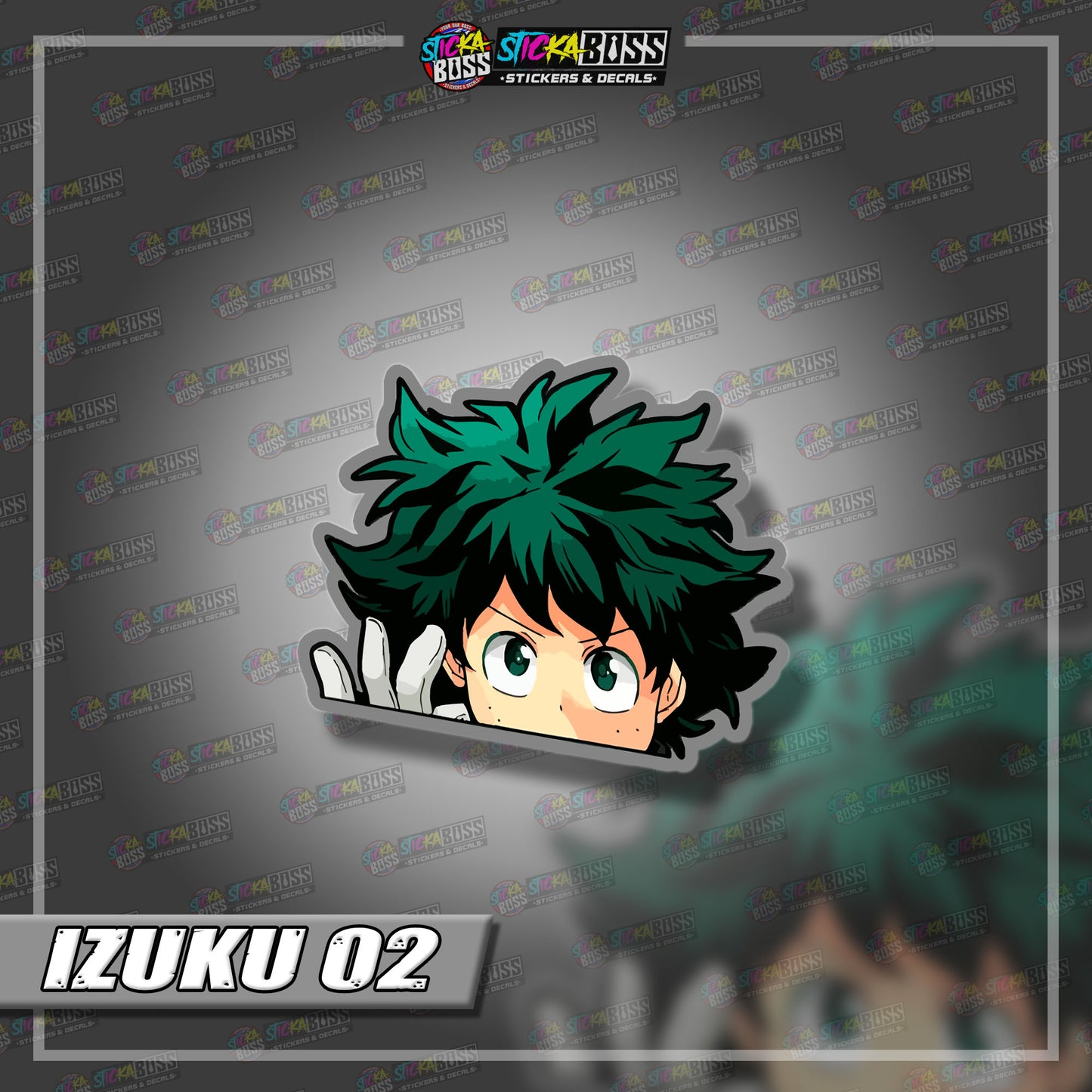 MY HERO ACADEMIA | ANIME PEEKER STICKER【VINYL PRINTED】( LAMINATED / WATERPROOF )