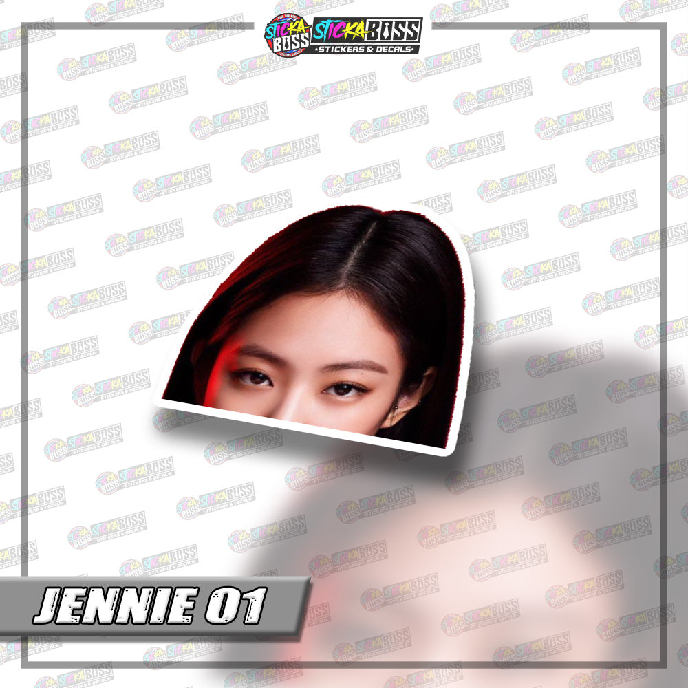 BLACKPINK | PEEKER STICKER【VINYL PRINTED】( LAMINATED / WATERPROOF )