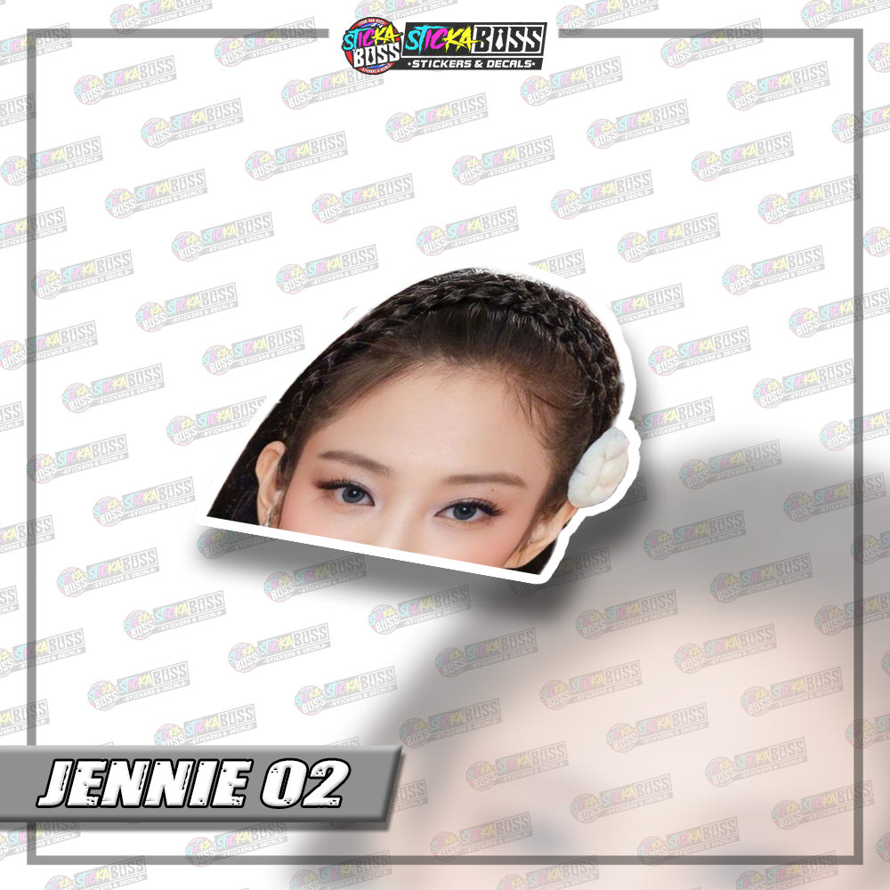 BLACKPINK | PEEKER STICKER【VINYL PRINTED】( LAMINATED / WATERPROOF )