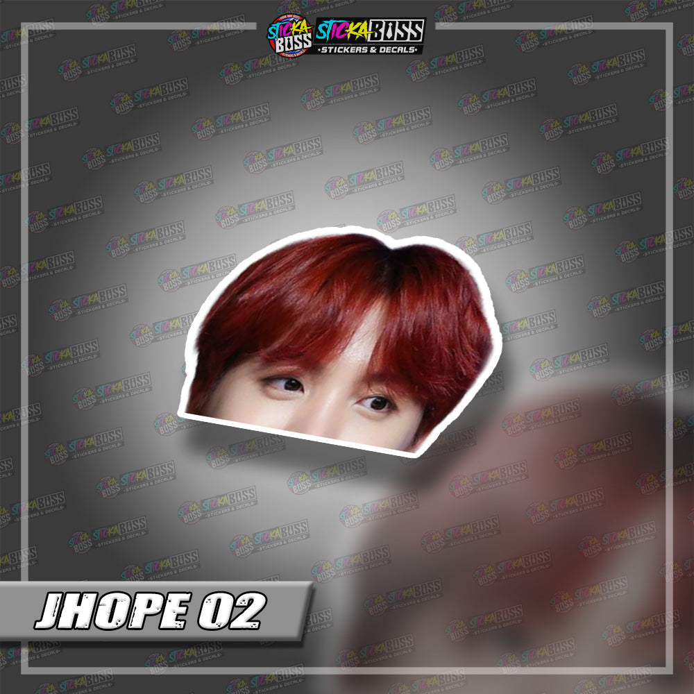 BTS |PEEKER STICKER【VINYL PRINTED】( LAMINATED / WATERPROOF )