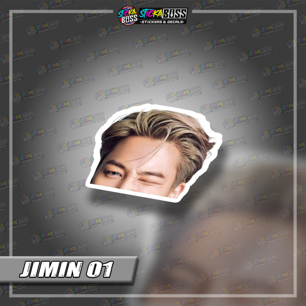 BTS |PEEKER STICKER【VINYL PRINTED】( LAMINATED / WATERPROOF )