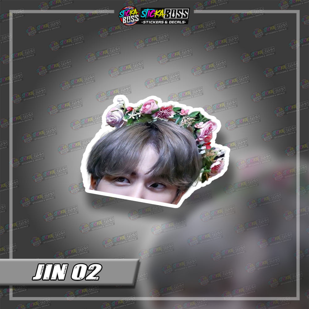 BTS |PEEKER STICKER【VINYL PRINTED】( LAMINATED / WATERPROOF )