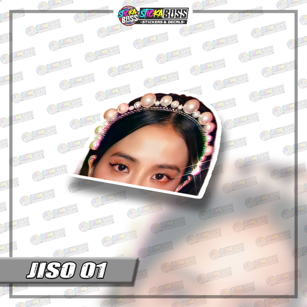 BLACKPINK | PEEKER STICKER【VINYL PRINTED】( LAMINATED / WATERPROOF )