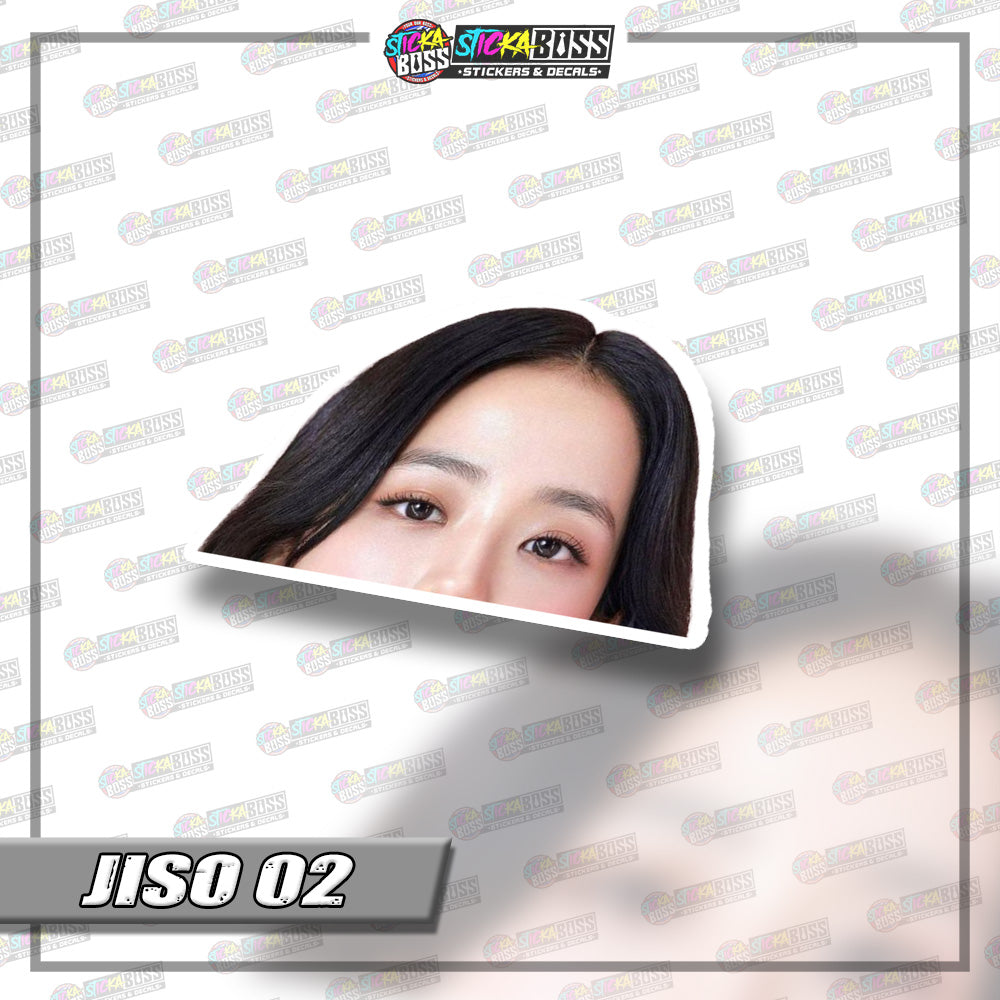 BLACKPINK | PEEKER STICKER【VINYL PRINTED】( LAMINATED / WATERPROOF )