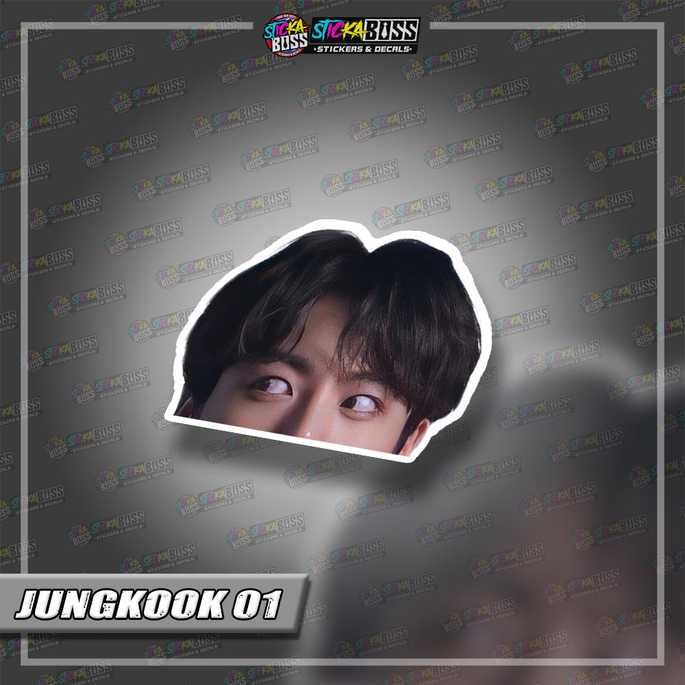 BTS |PEEKER STICKER【VINYL PRINTED】( LAMINATED / WATERPROOF )