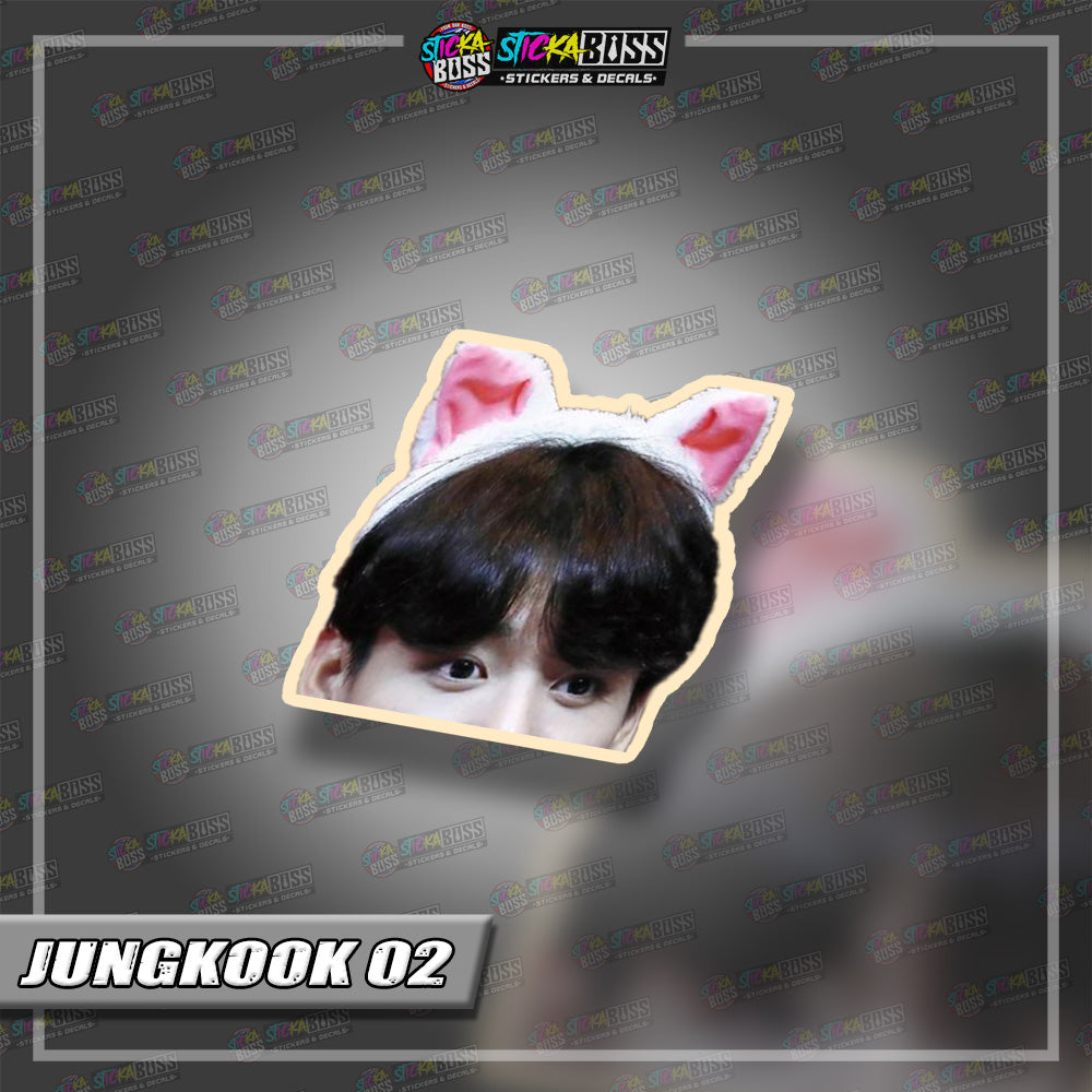 BTS |PEEKER STICKER【VINYL PRINTED】( LAMINATED / WATERPROOF )
