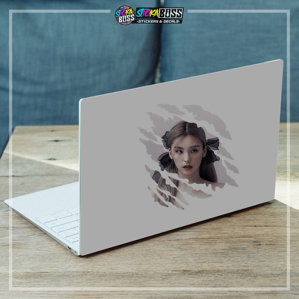 ITZY | SCRATCH STICKER【VINYL PRINTED】( LAMINATED / WATERPROOF )【Stickaboss】