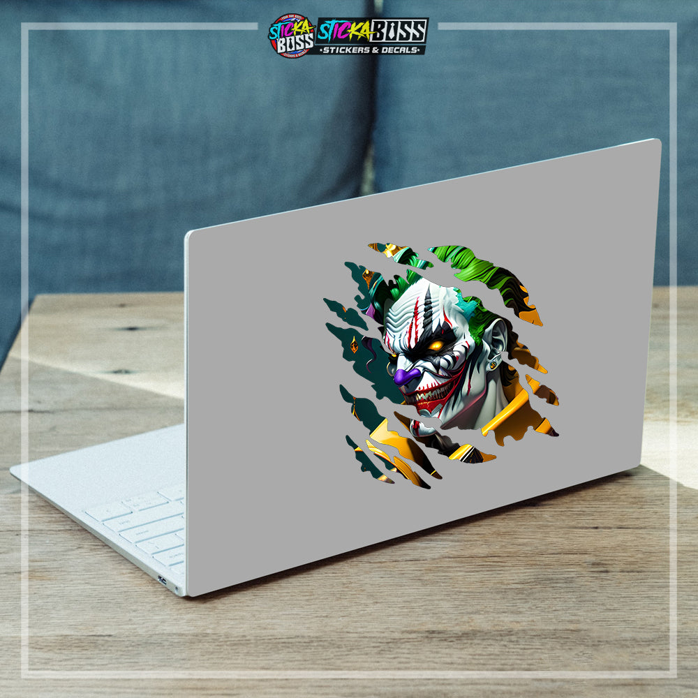 JOKER&HARLEY QUINN | ANIME SCRATCH STICKER【VINYL PRINTED】( LAMINATED / WATERPROOF )【Stickaboss】