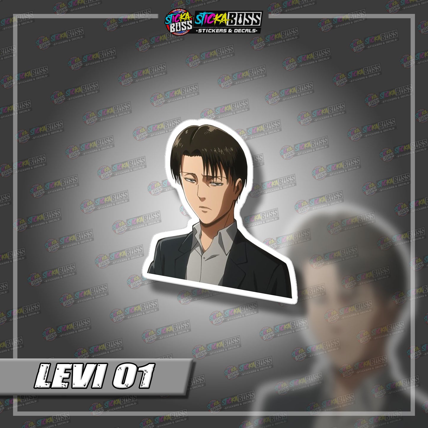 ATTACK ON TITAN | ANIME PEEKER STICKER【VINYL PRINTED】( LAMINATED / WATERPROOF )