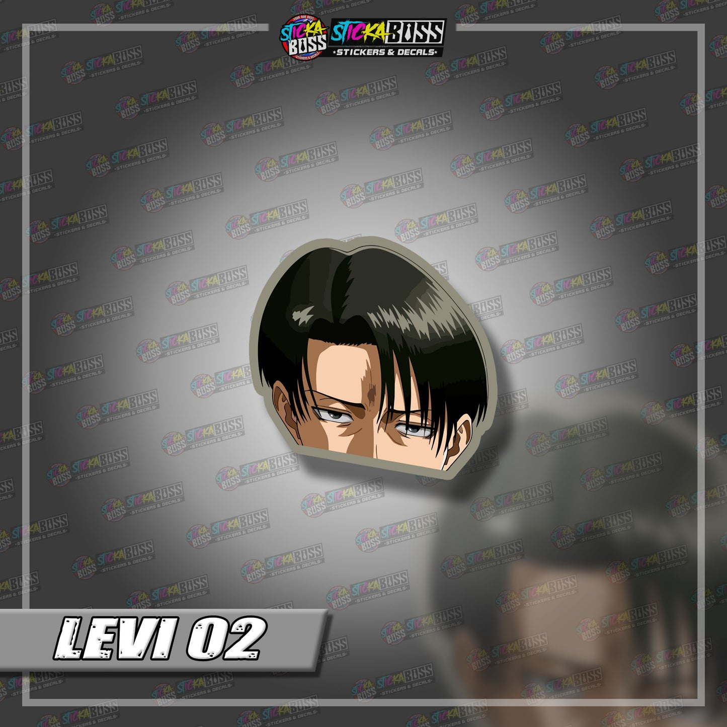 ATTACK ON TITAN | ANIME PEEKER STICKER【VINYL PRINTED】( LAMINATED / WATERPROOF )