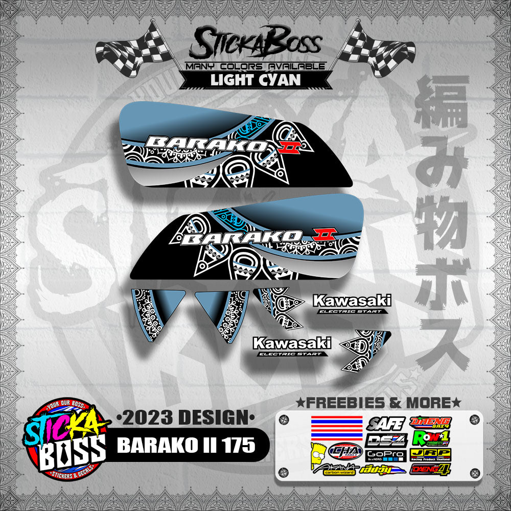 BARAKO ll 175 DECALS ( 2023 DESIGN )【WITH FREEBIES】