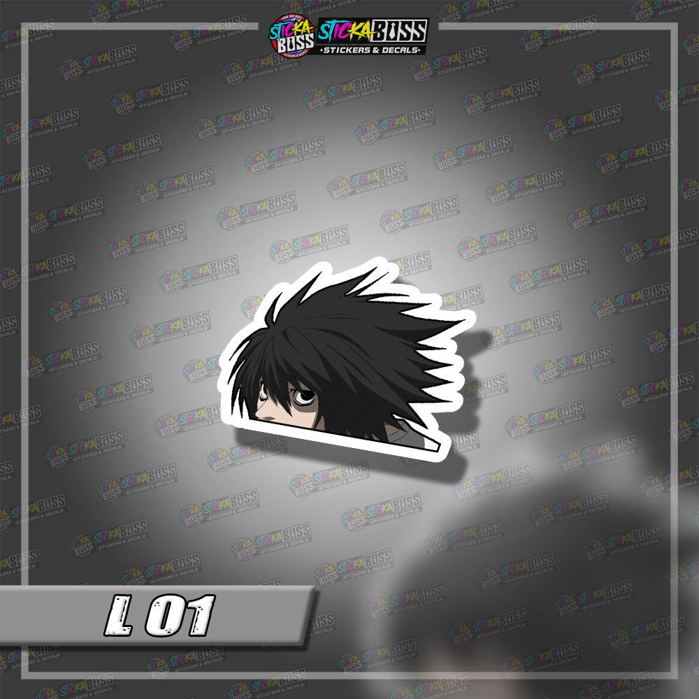 DEATH NOTE | ANIME PEEKER STICKER【VINYL PRINTED】( LAMINATED / WATERPROOF )