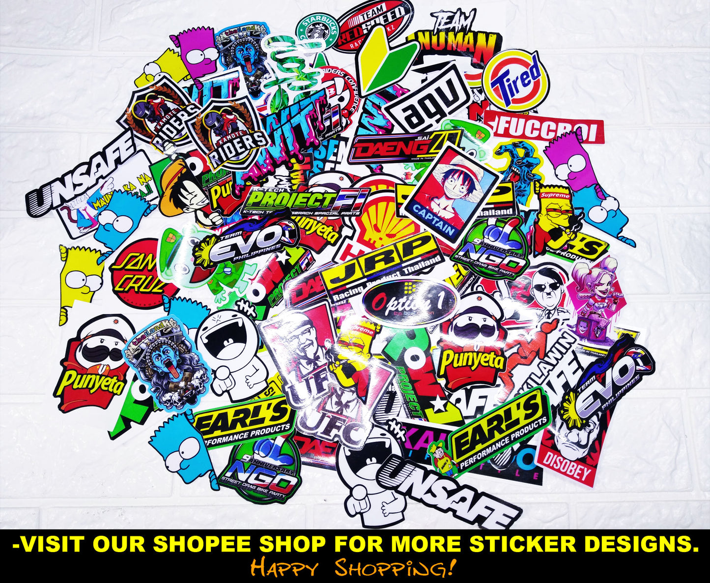 ASSORTED P3 | VINYL CUT-OUT STICKER ( ANIME VINYL STICKER DECALS )【Stickaboss】