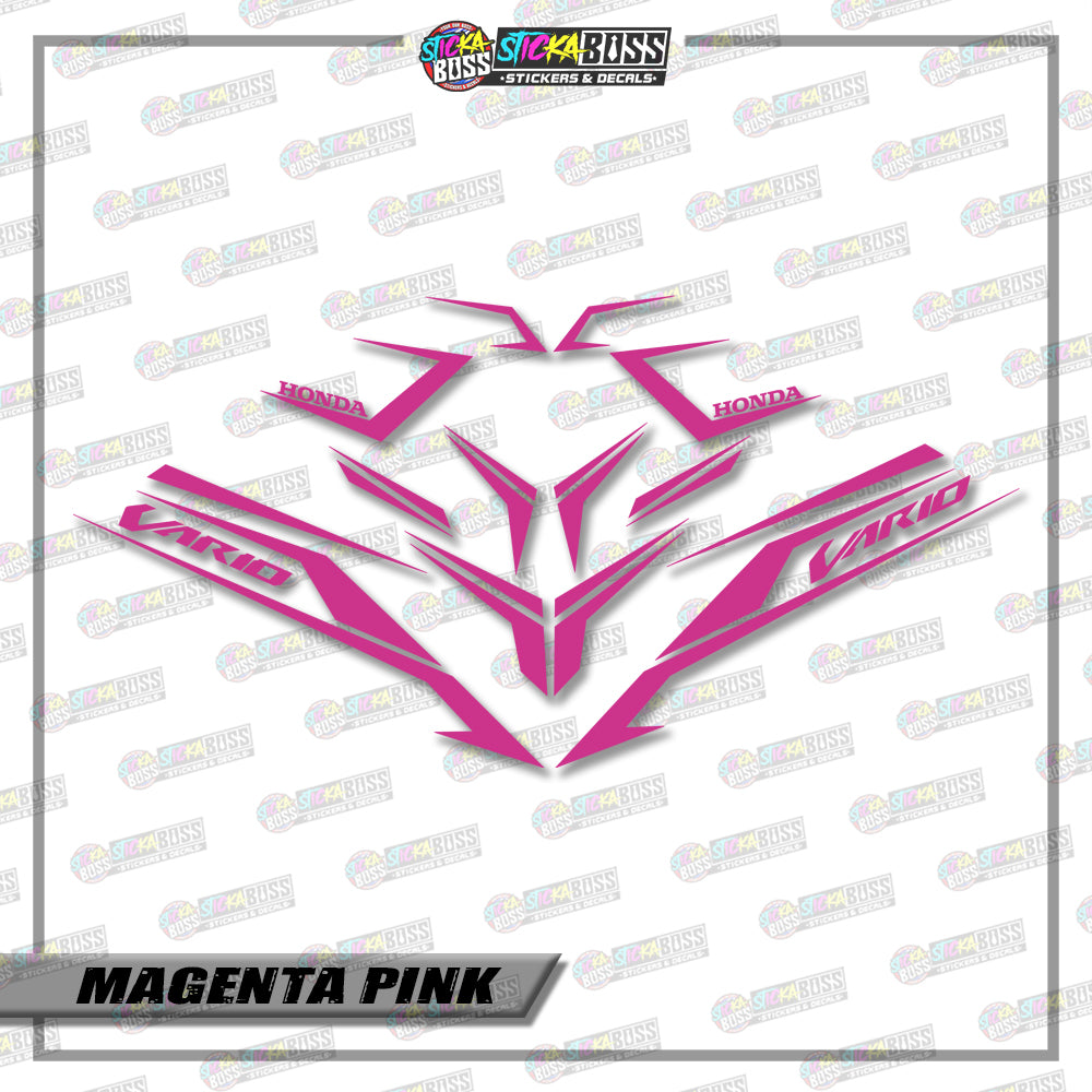 CLICK V3 CUT-OUT DECALS ( 001 VARIO SHARP STRIPPING )【Stickaboss】