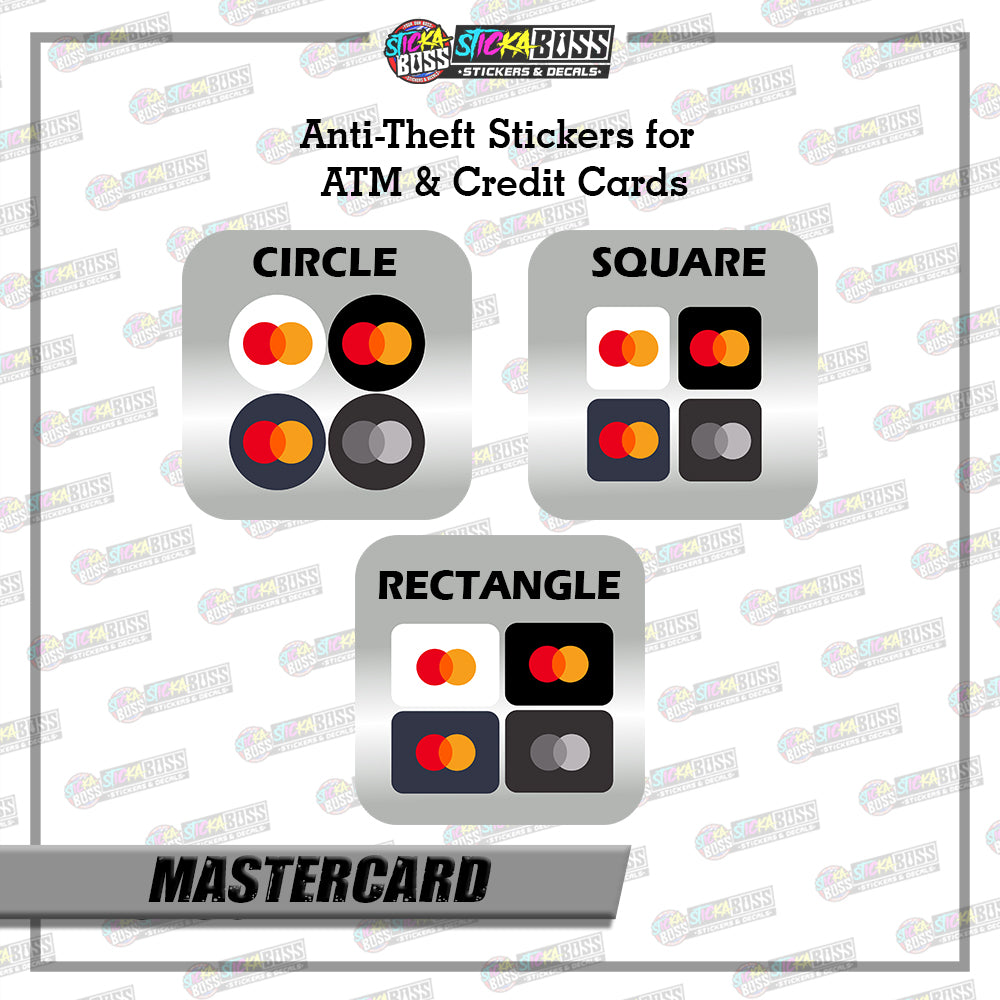 BANK CVV STICKER PART 2 | 4 PCS | ANTI-THEFT STICKER FOR ATM AND DEBIT/CREDIT CARDS【PRINTED】