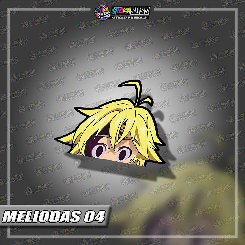 SEVEN DEADLY SINS | ANIME PEEKER STICKER【VINYL PRINTED】( LAMINATED / WATERPROOF )