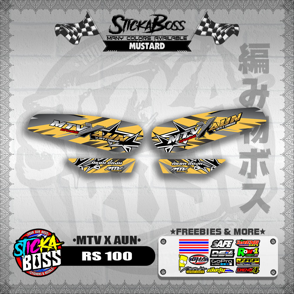 RS 100 DECALS ( MTV X AUN )【WITH FREEBIES】