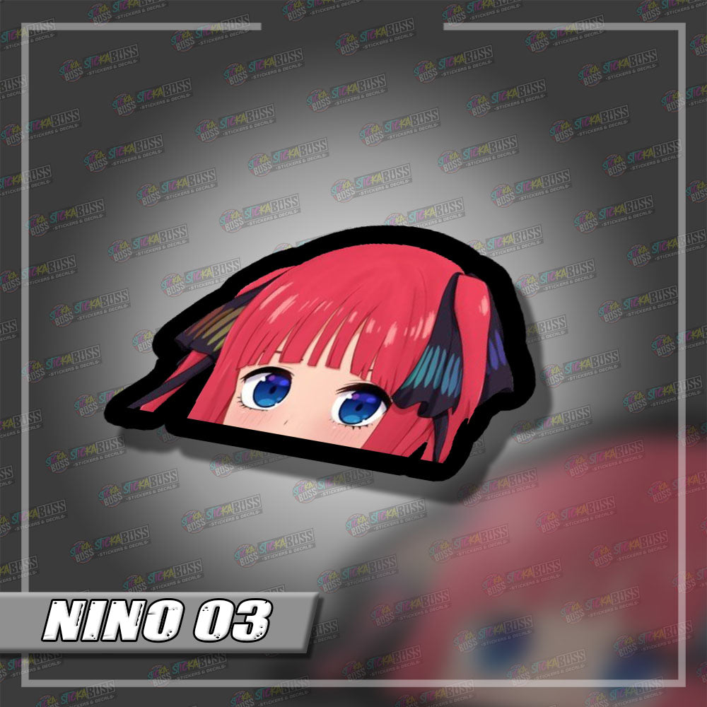 The Quintessential Quintuplets | ANIME PEEKER STICKER【VINYL PRINTED】( LAMINATED / WATERPROOF )