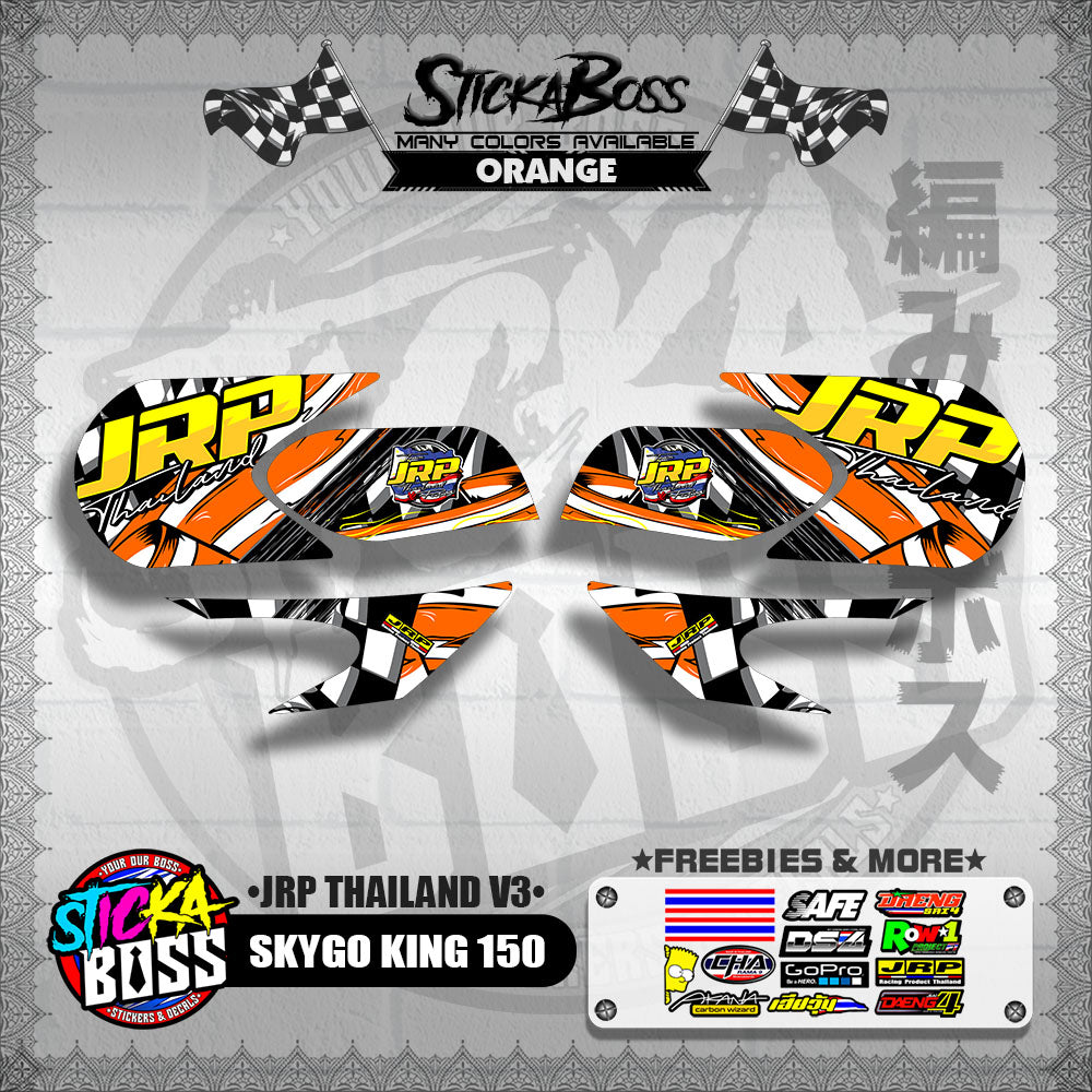 SKYGO KING 150 DECALS ( JRP THAILAND V3 )【WITH FREEBIES】