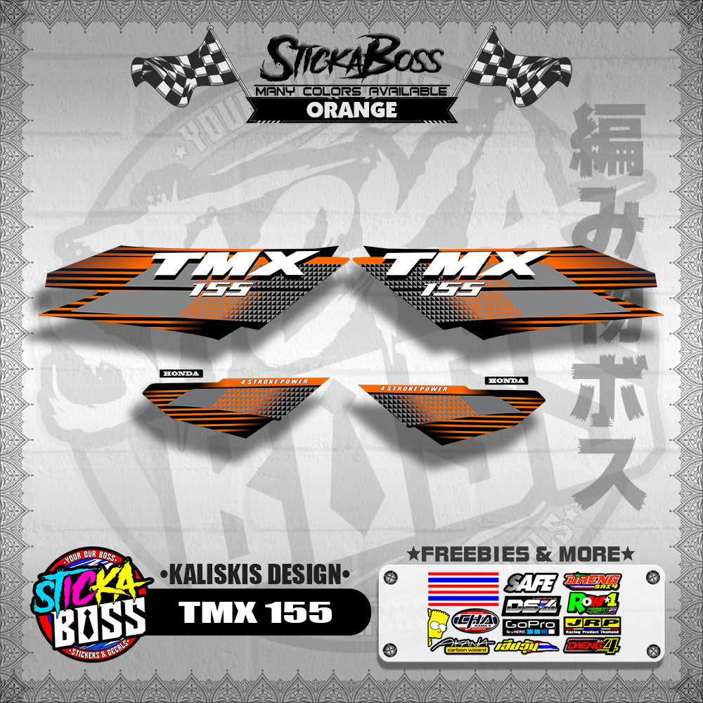 TMX 155 DECALS ( KALISKIS DESIGN )【WITH FREEBIES】