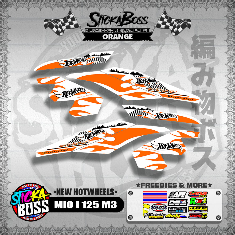 MIO I 125 M3 DECALS ( NEW HOTWHEELS )【WITH FREEBIES】