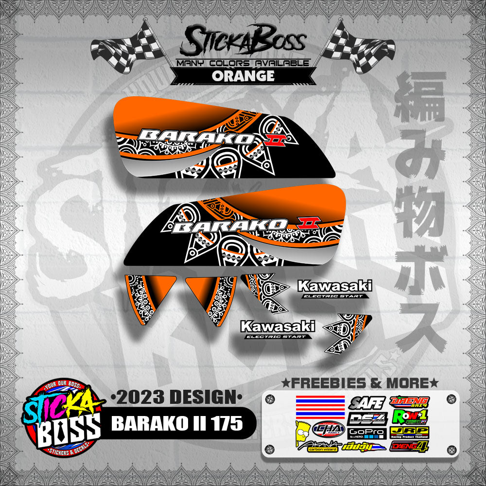BARAKO ll 175 DECALS ( 2023 DESIGN )【WITH FREEBIES】
