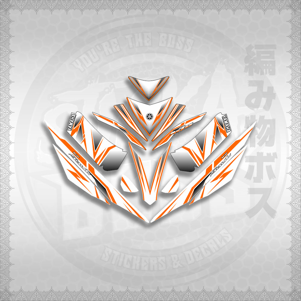 STICKER DECALS for MIO 4 (MIRGADEFOWH) By STICKABOSS (SOFIE LAMINATED WATERPROOF)