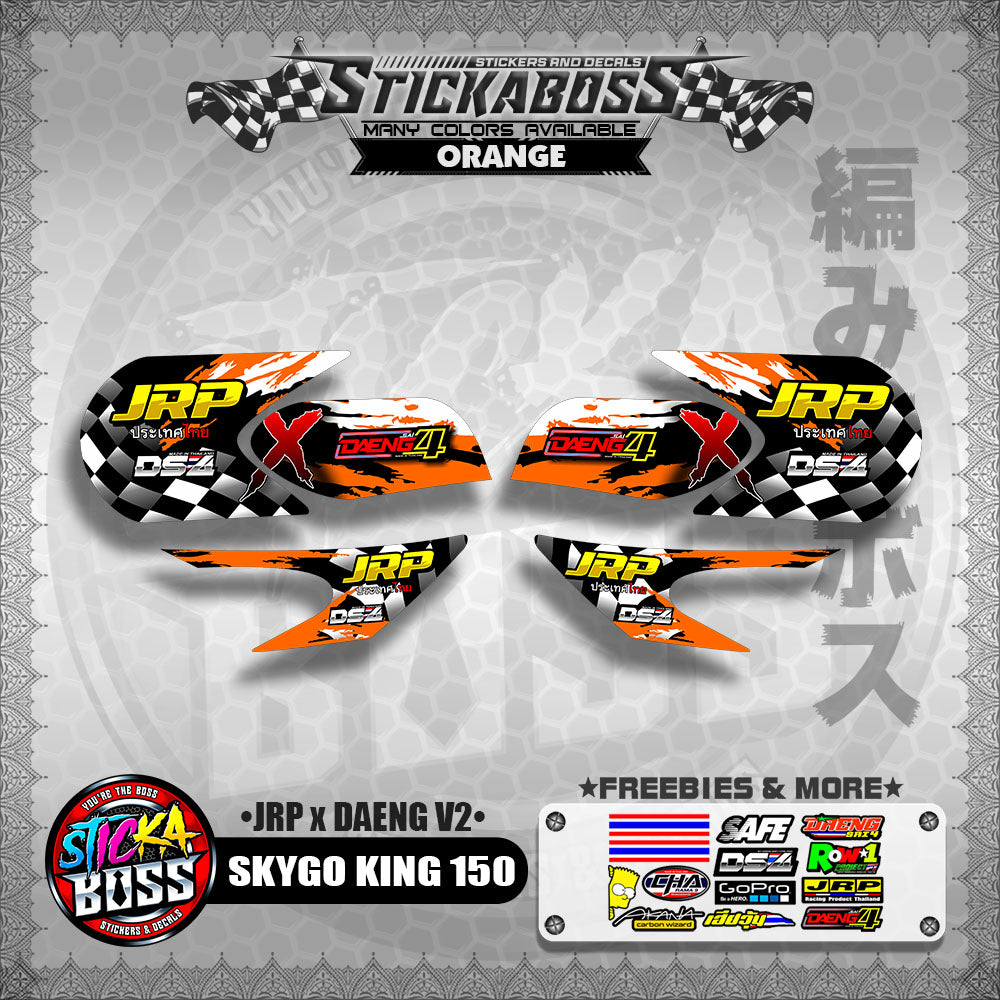 SKYGO KING 150 DECALS ( JRP x DAENG V2 )【WITH FREEBIES】