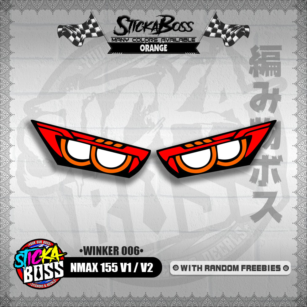 NMAX 155 V1 / V2 (WINKER 006) TRANSPARENT【WITH FREEBIES】