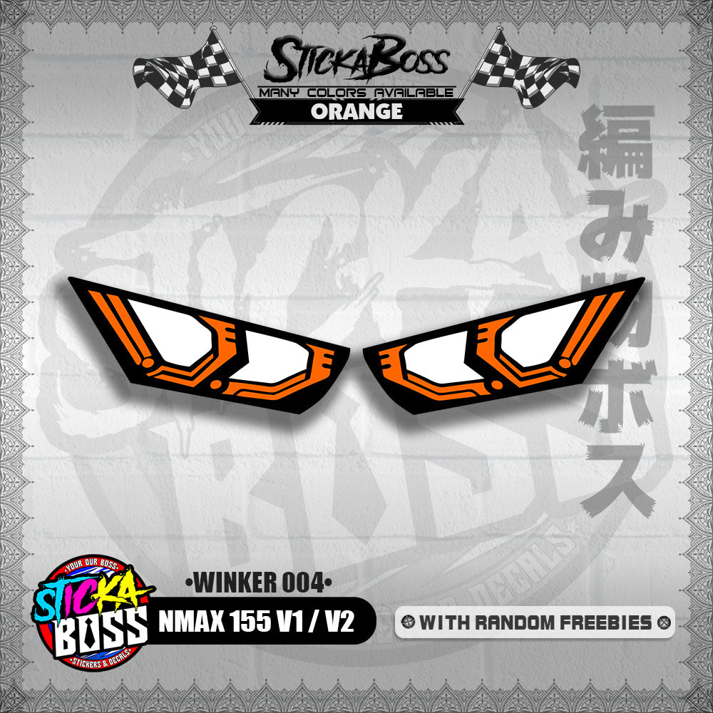 NMAX 155 V1 / V2 (WINKER 004) TRANSPARENT【WITH FREEBIES】