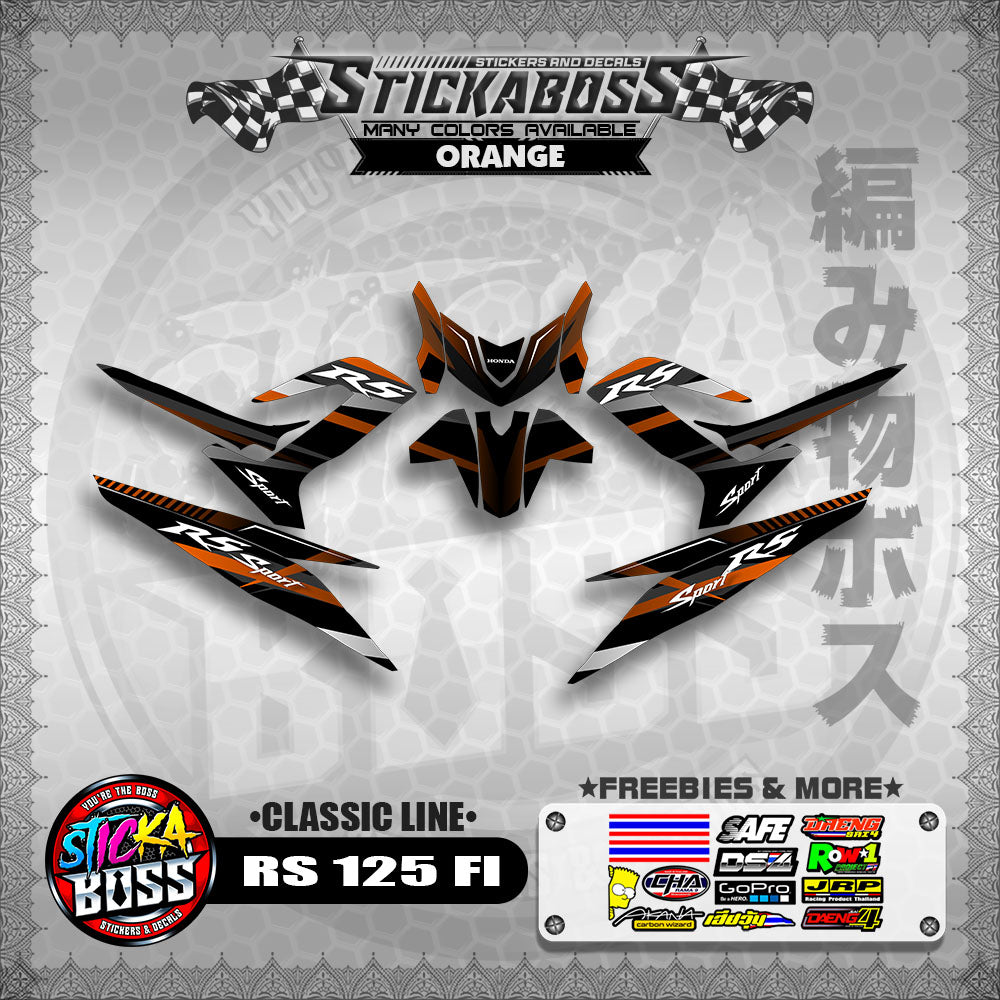RS 125 FI DECALS ( CLASSIC LINE)【WITH FREEBIES】