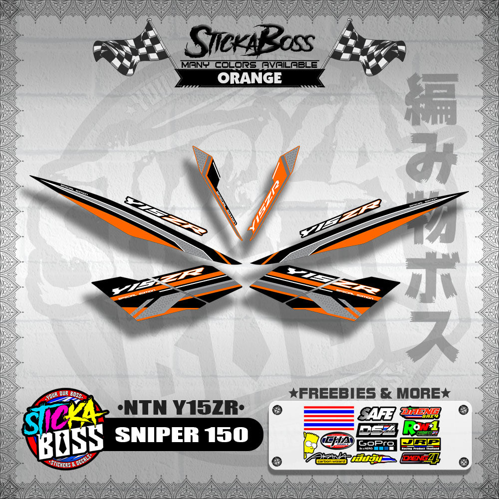 SNIPER 150 DECALS ( NTN Y15ZR )【WITH FREEBIES】