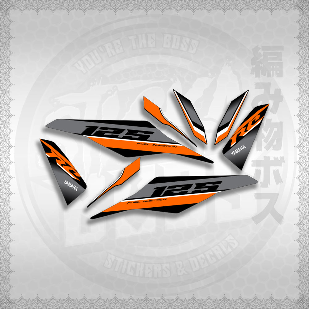 MIO I 125 M3 DASH RC EDITION STICKER DECALS By STICKABOSS (SOFIE LAMINATED WATERPROOF)