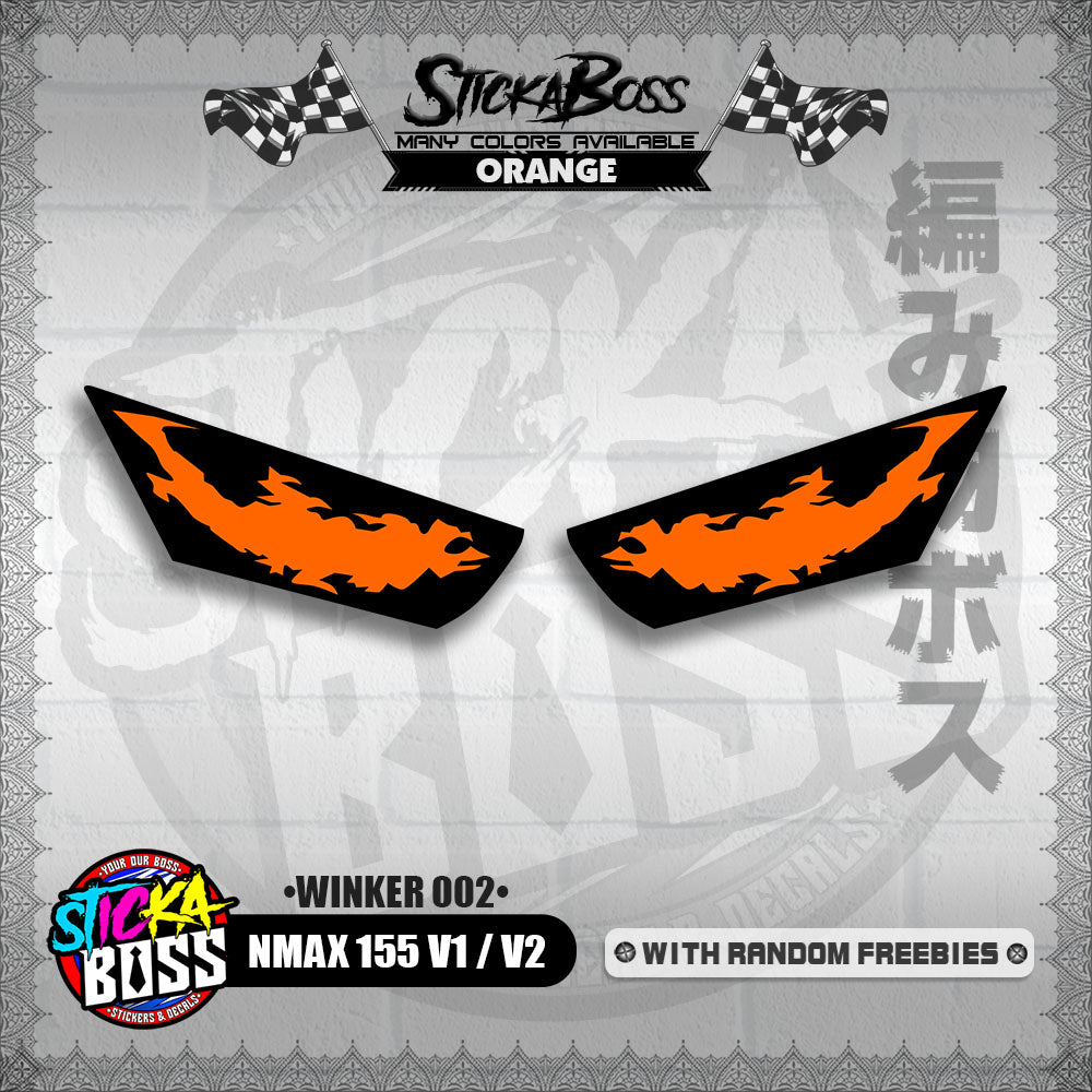 NMAX 155 V1 / V2 (WINKER 002) TRANSPARENT【WITH FREEBIES】