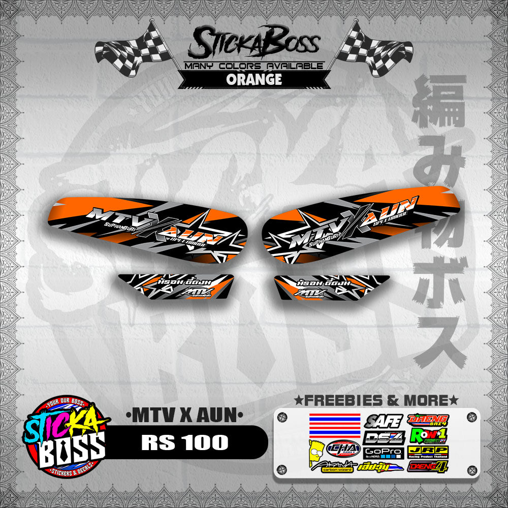 RS 100 DECALS ( MTV X AUN )【WITH FREEBIES】