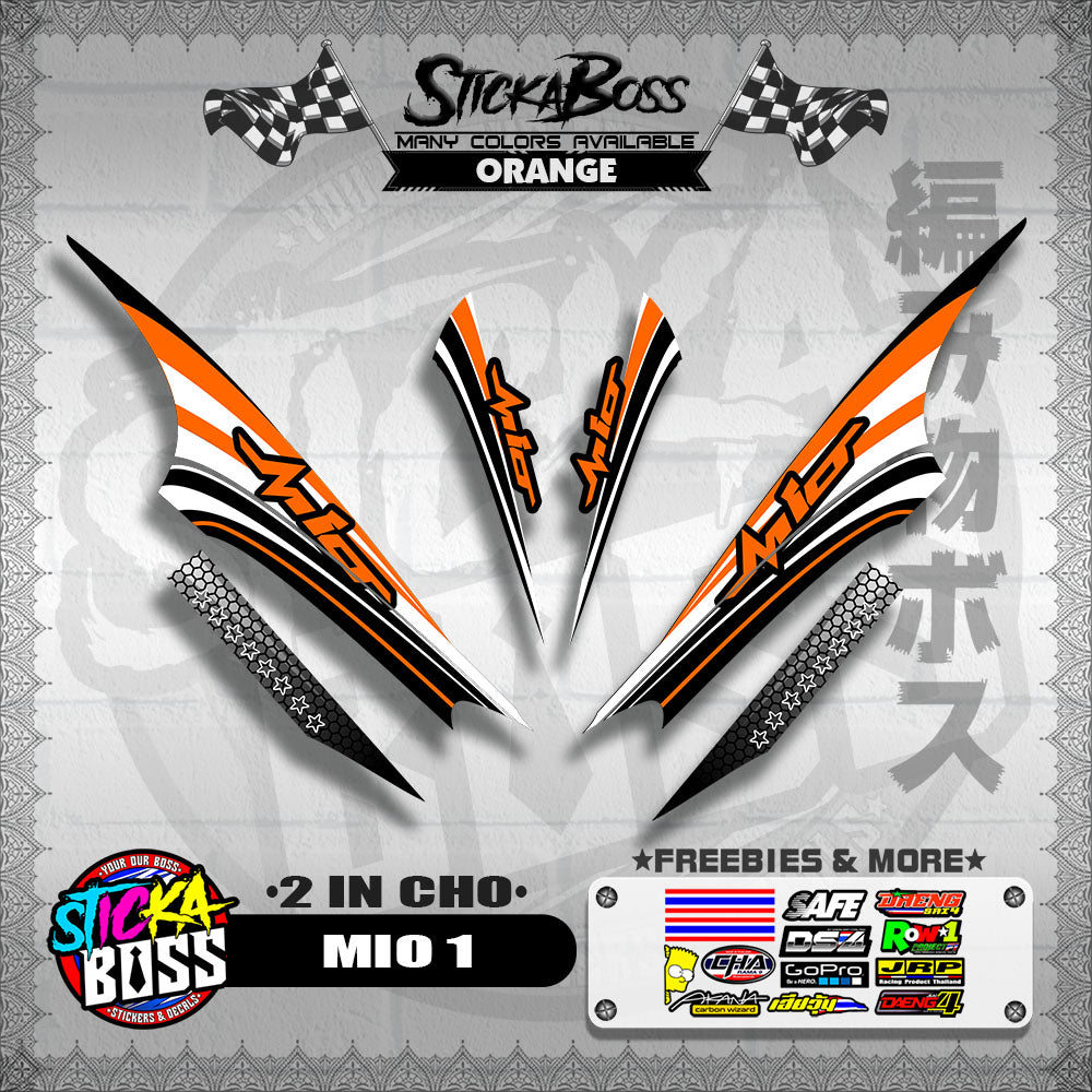 MIO 1 DECALS ( 2 IN CHO )【WITH FREEBIES】
