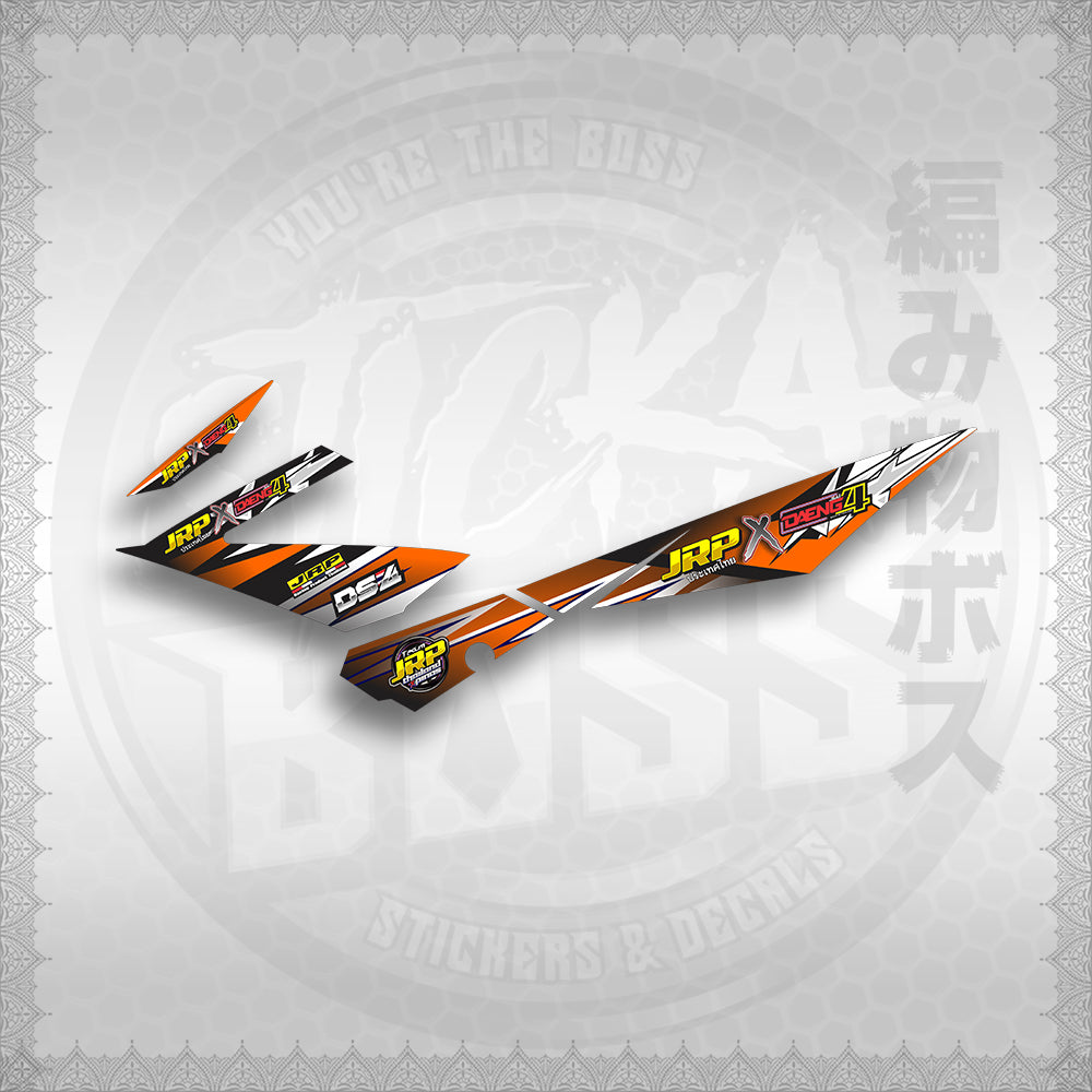 STICKER DECALS for Raider 150 Fi (RFIJRXDA) By STICKABOSS (SOFIE LAMINATED)