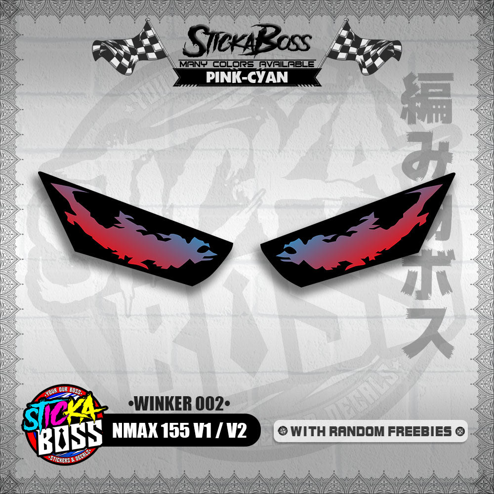 NMAX 155 V1 / V2 (WINKER 002) TRANSPARENT【WITH FREEBIES】