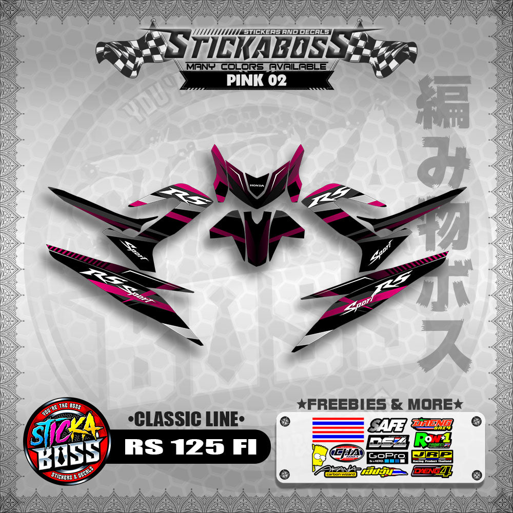 RS 125 FI DECALS ( CLASSIC LINE)【WITH FREEBIES】