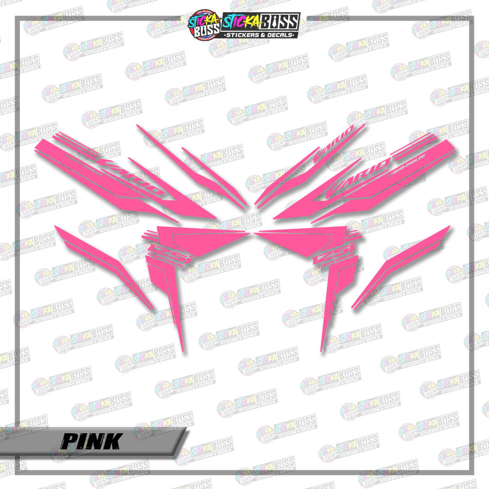 CLICK V3 CUT-OUT DECALS ( 001 MINIMALIST SHARP )【Stickaboss】