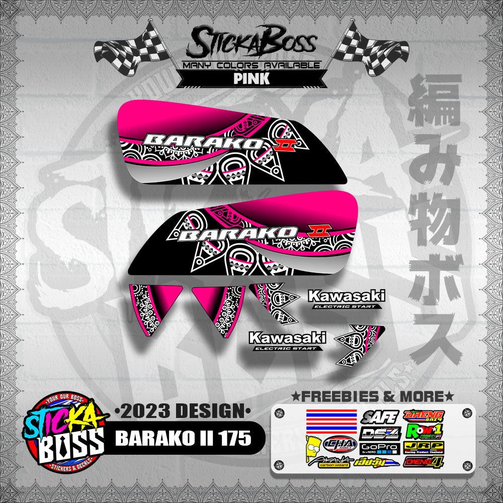 BARAKO ll 175 DECALS ( 2023 DESIGN )【WITH FREEBIES】