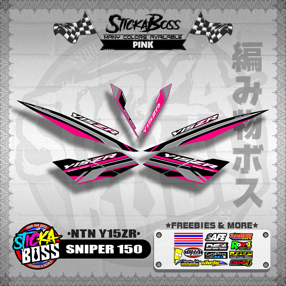 SNIPER 150 DECALS ( NTN Y15ZR )【WITH FREEBIES】