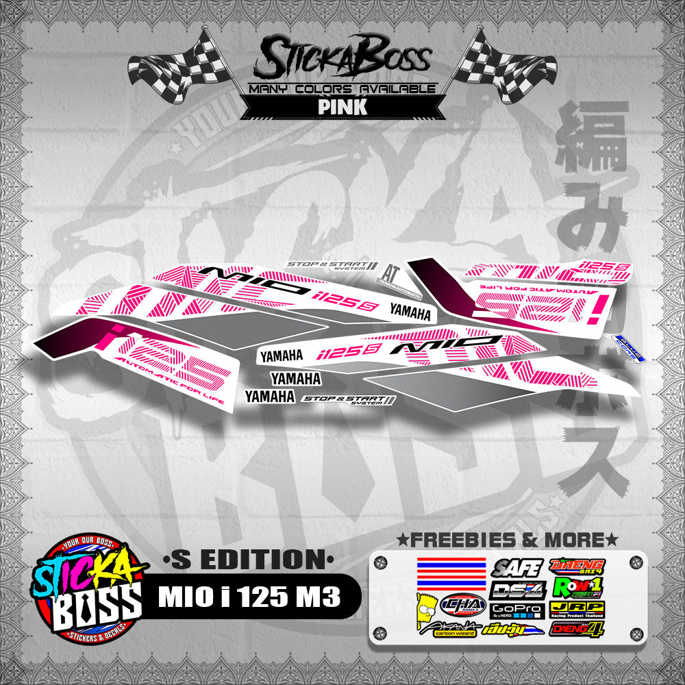 MIO i 125 M3 DECALS ( S EDITION )【WITH FREEBIES】