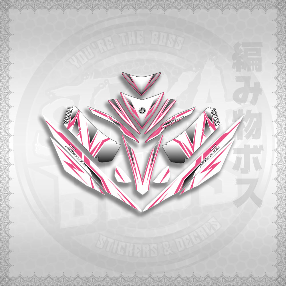 STICKER DECALS for MIO 4 (MIRGADEFOWH) By STICKABOSS (SOFIE LAMINATED WATERPROOF)