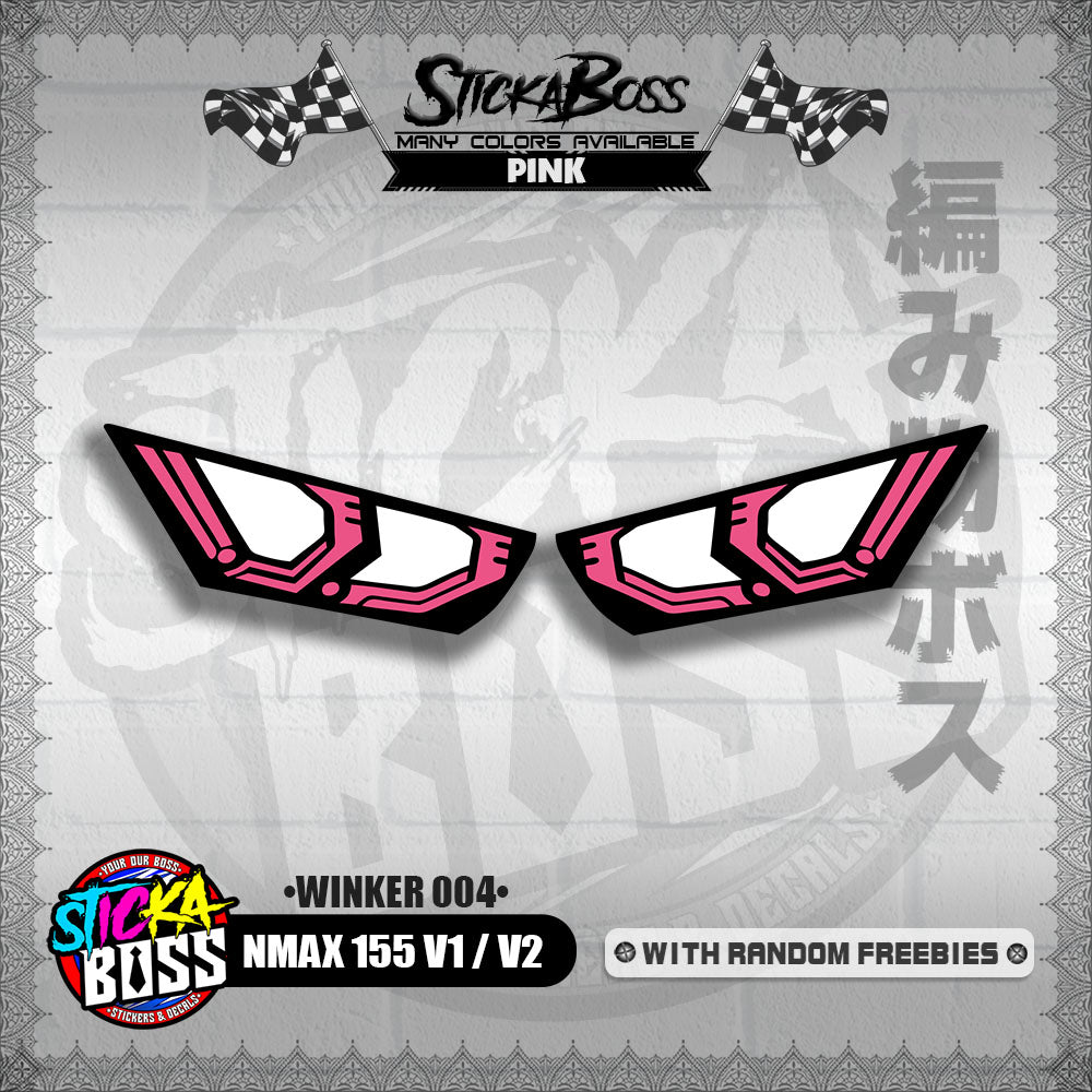 NMAX 155 V1 / V2 (WINKER 004) TRANSPARENT【WITH FREEBIES】
